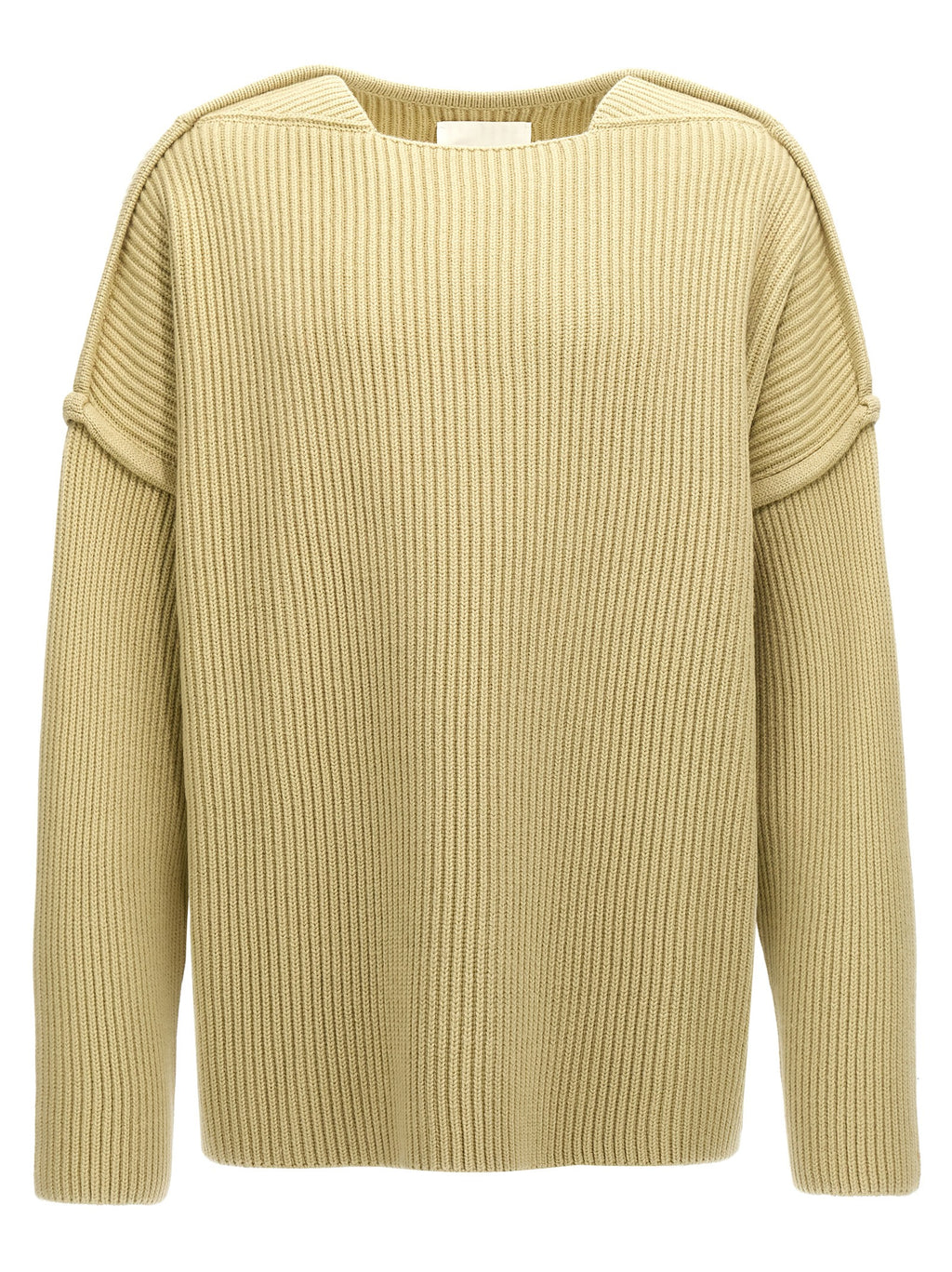 Bicolor Wool Cardigan