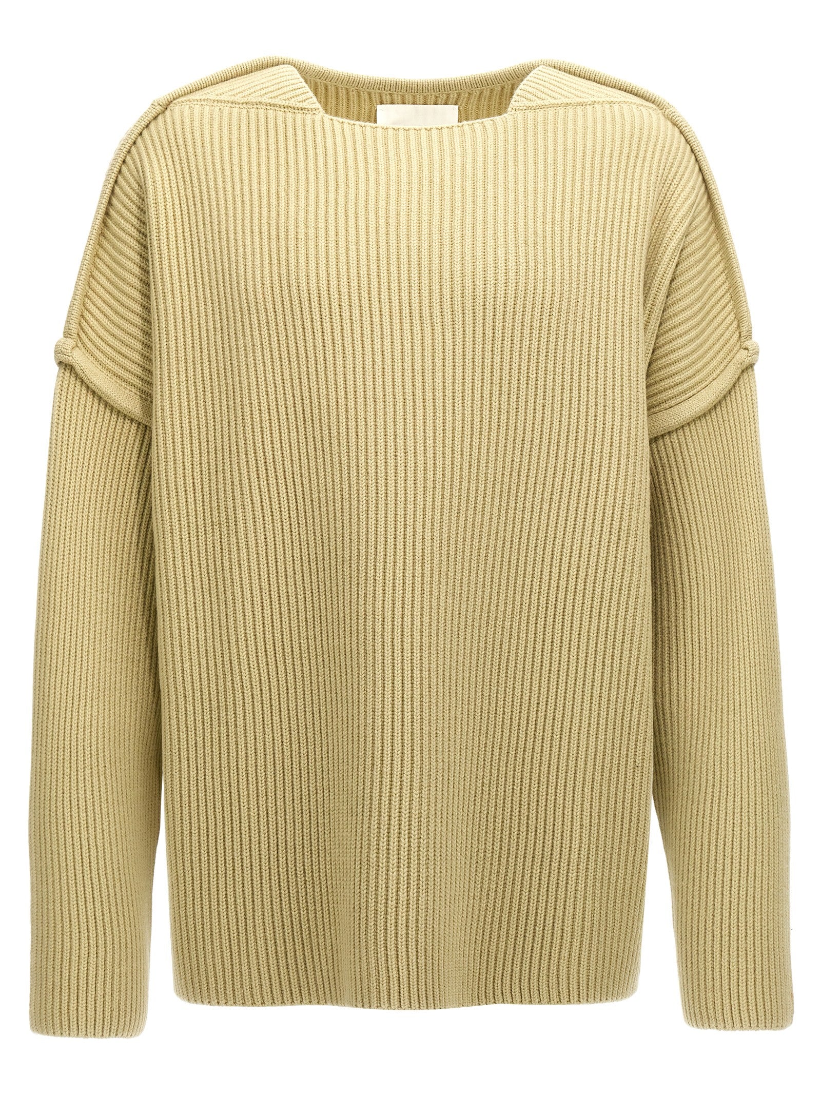 Bicolor Wool Cardigan