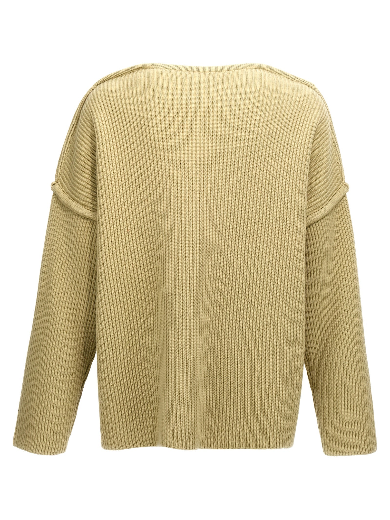 Bicolor Wool Cardigan