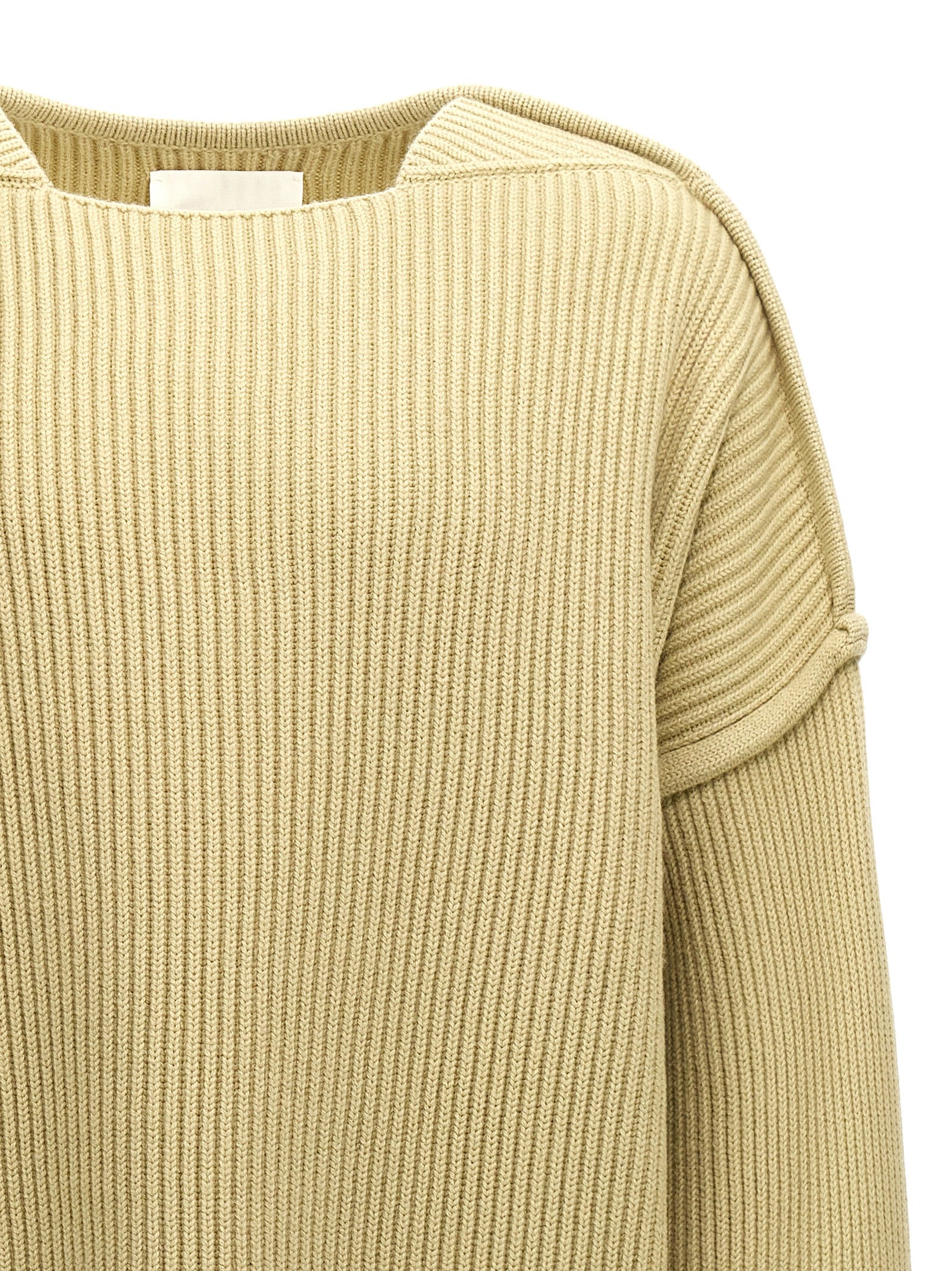 Bicolor Wool Cardigan