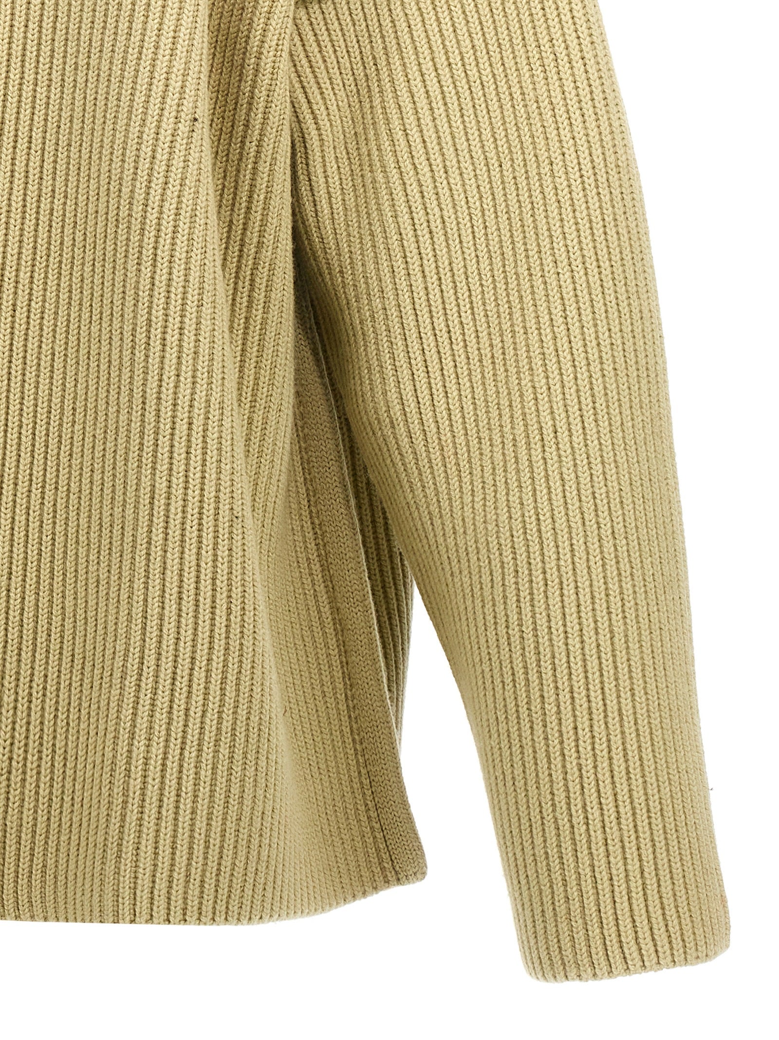 Bicolor Wool Cardigan