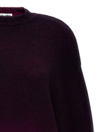 Purple Wool Short Dress