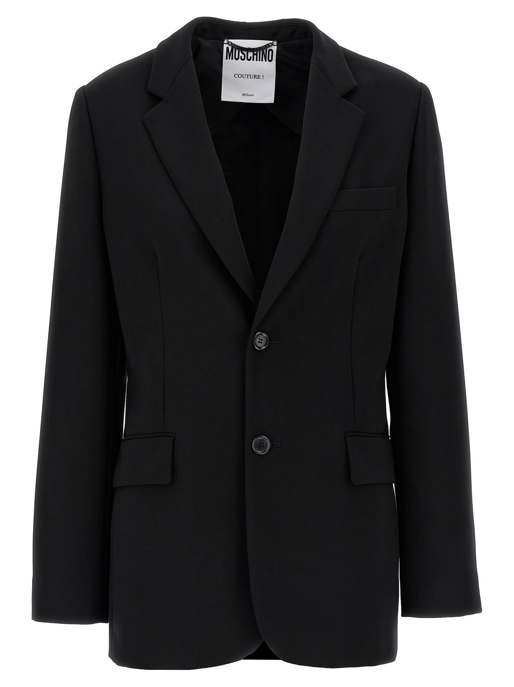 Black Polyester Blazer