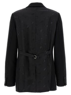 Black Polyester Blazer