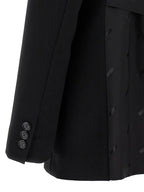 Black Polyester Blazer