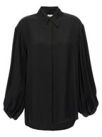 Black Cupro Blouse
