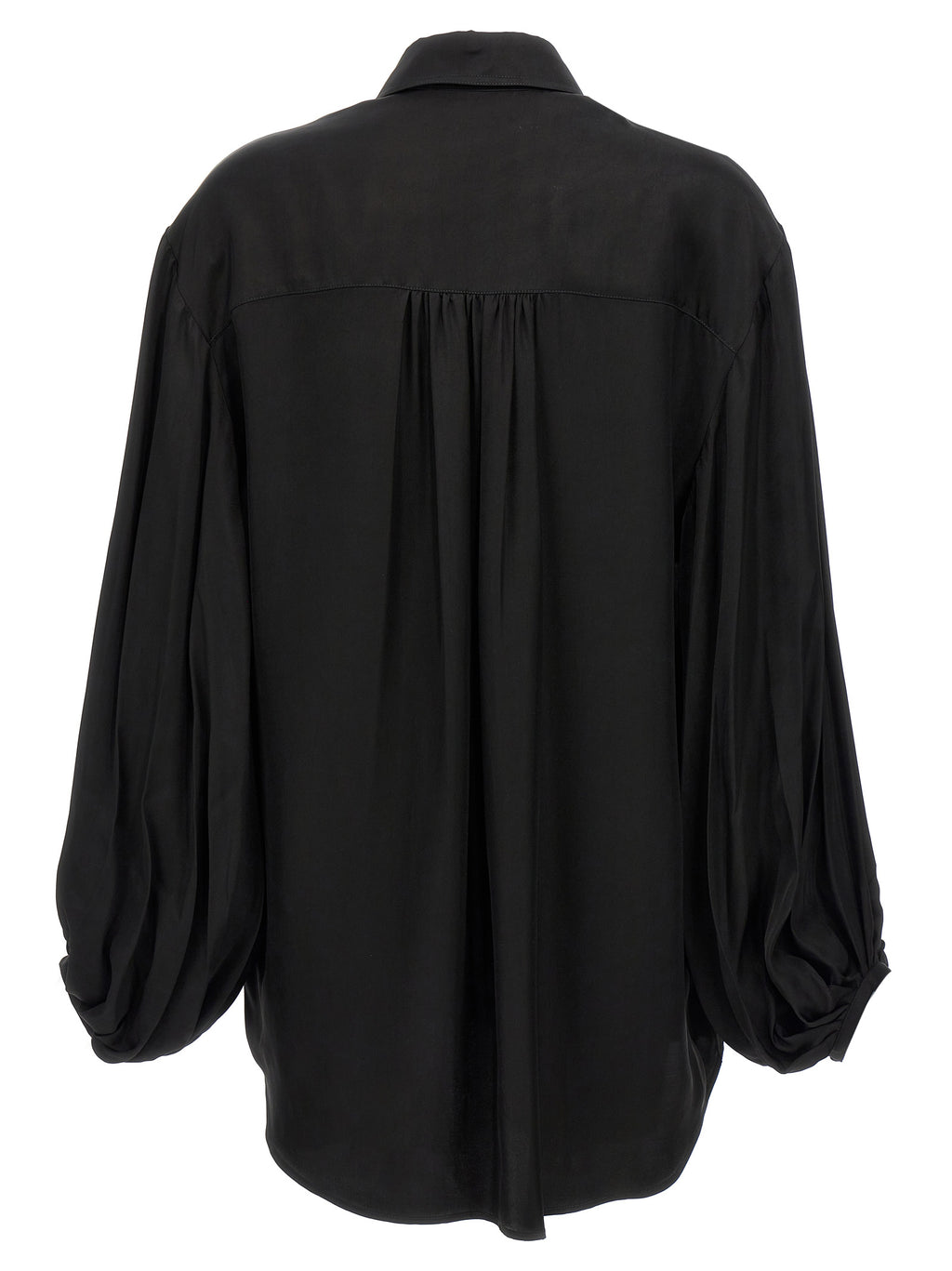 Black Cupro Blouse