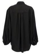 Black Cupro Blouse