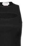 Black Viscose Midi Dress