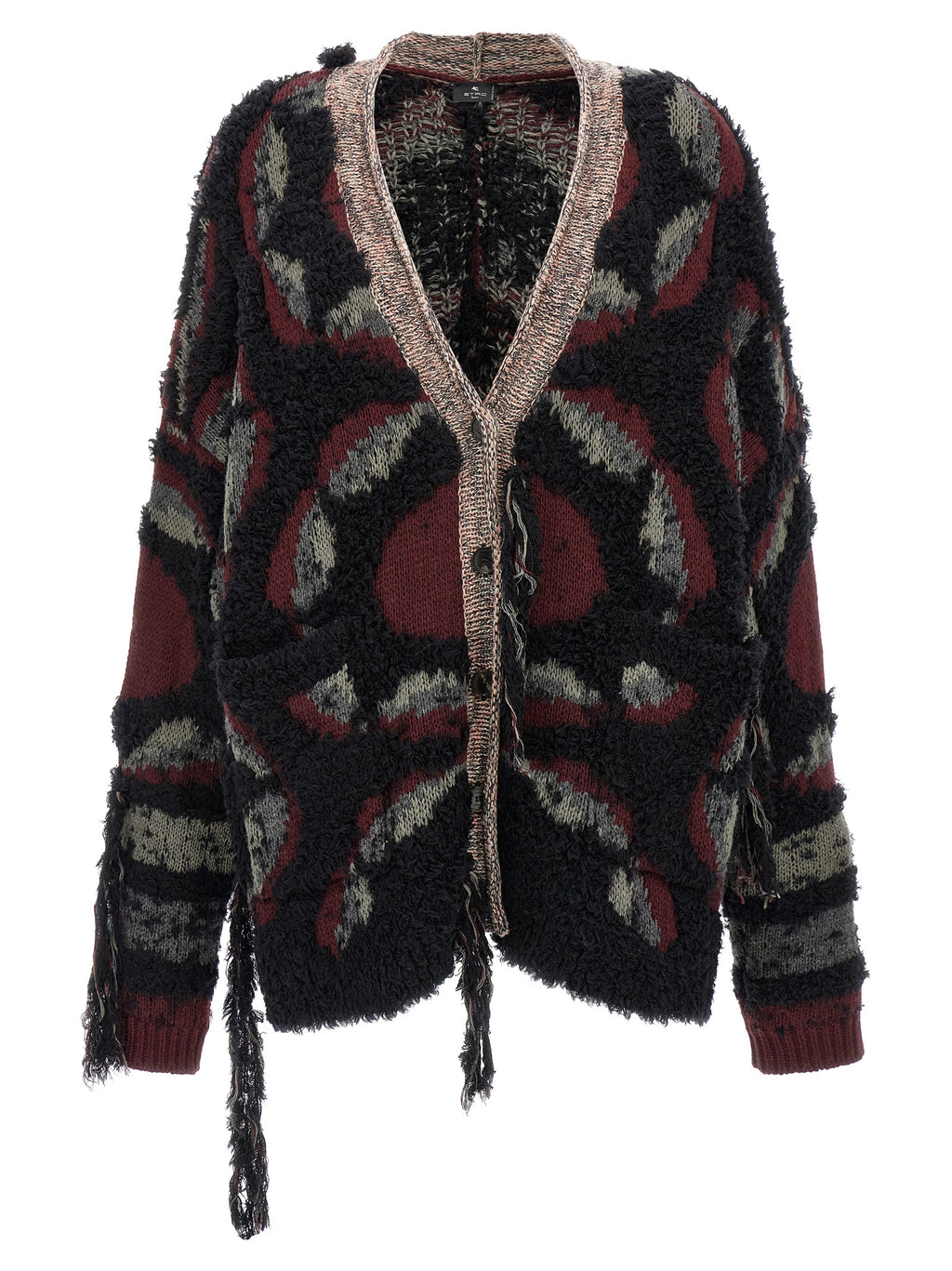 Multicolor Wool Cardigan