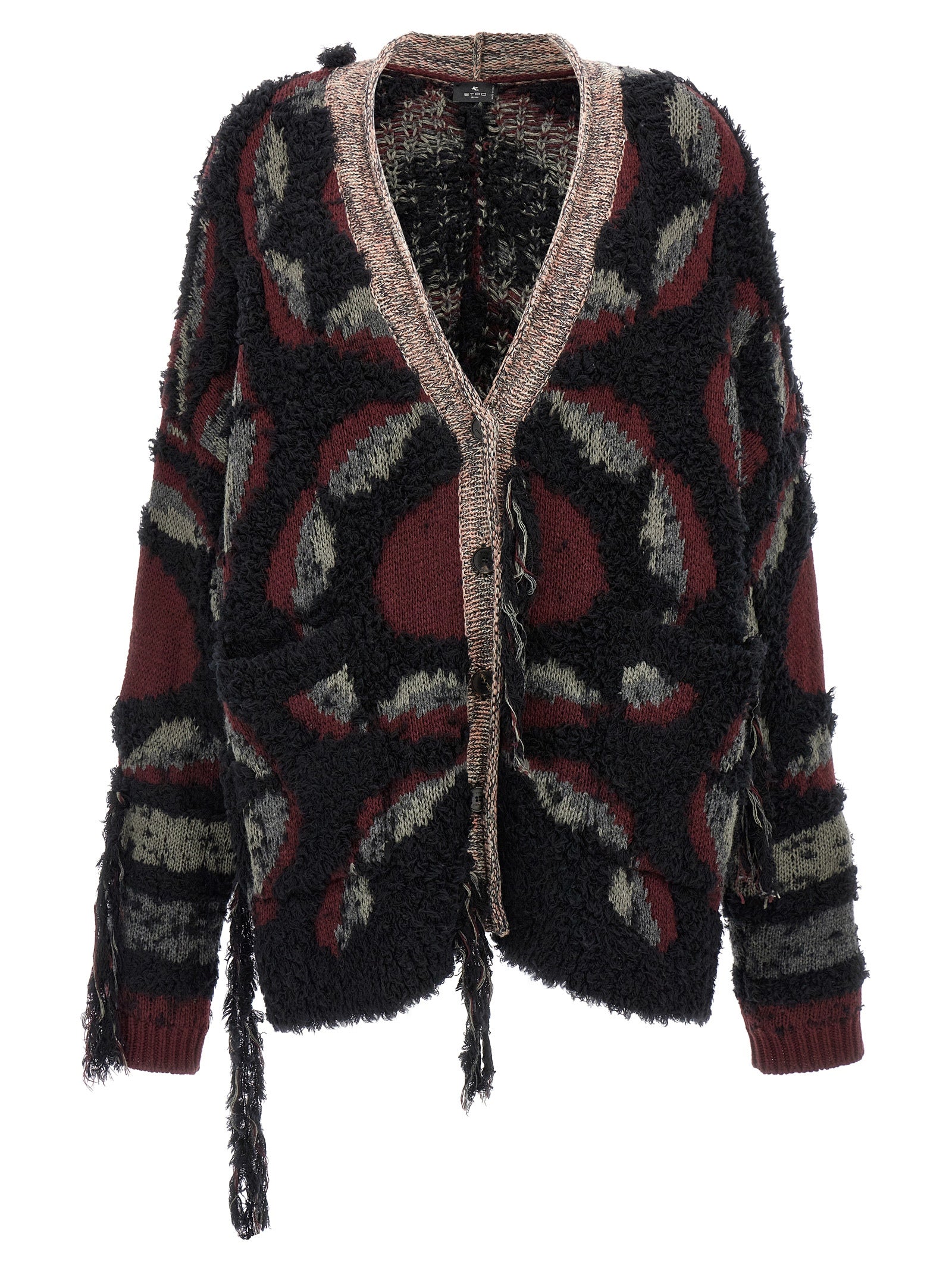 Multicolor Wool Cardigan