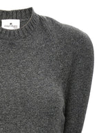 Gray Wool Midi Dress