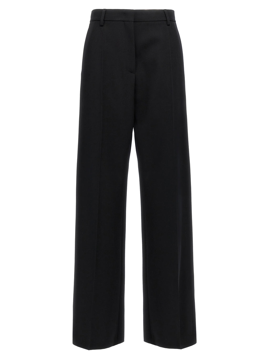 Black Virgin Wool Dress Pants