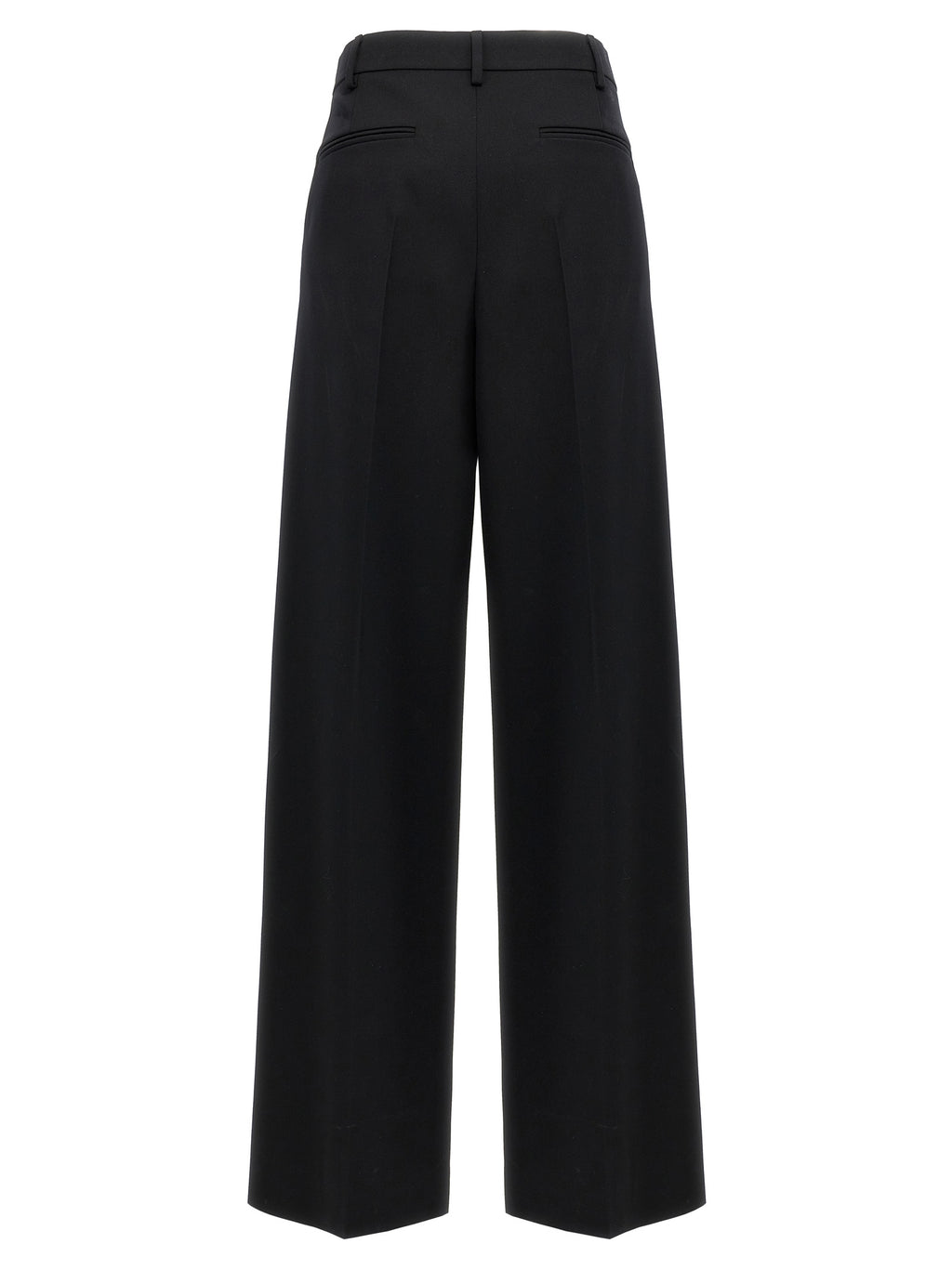Black Virgin Wool Dress Pants