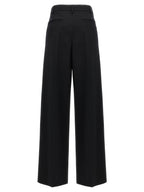 Black Virgin Wool Dress Pants