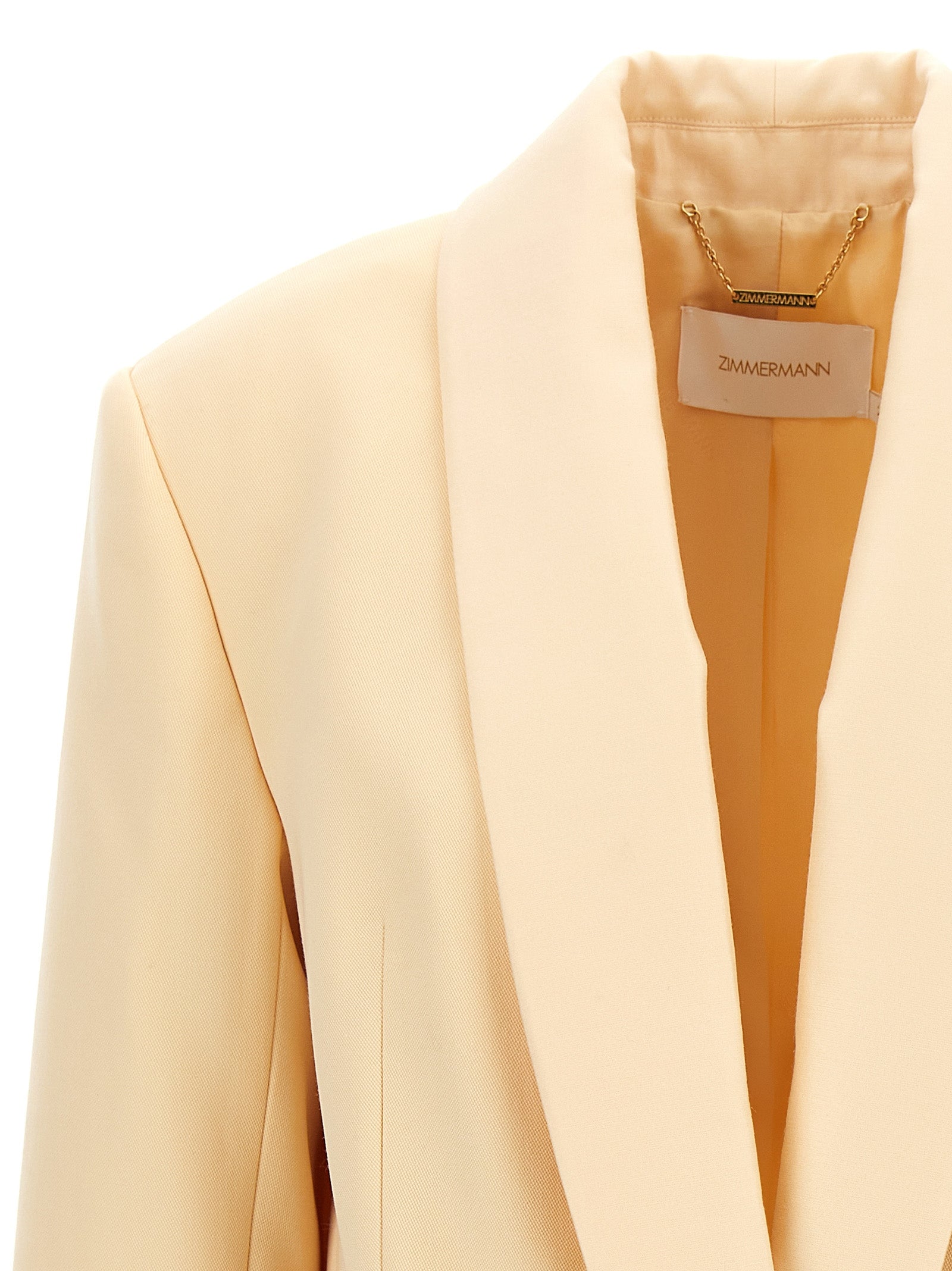 Beige Wool Blazer