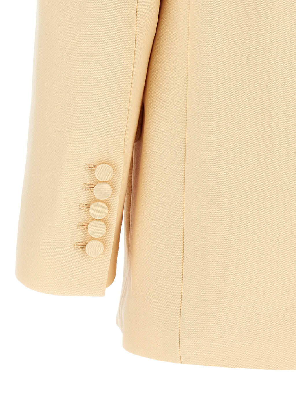 Beige Wool Blazer