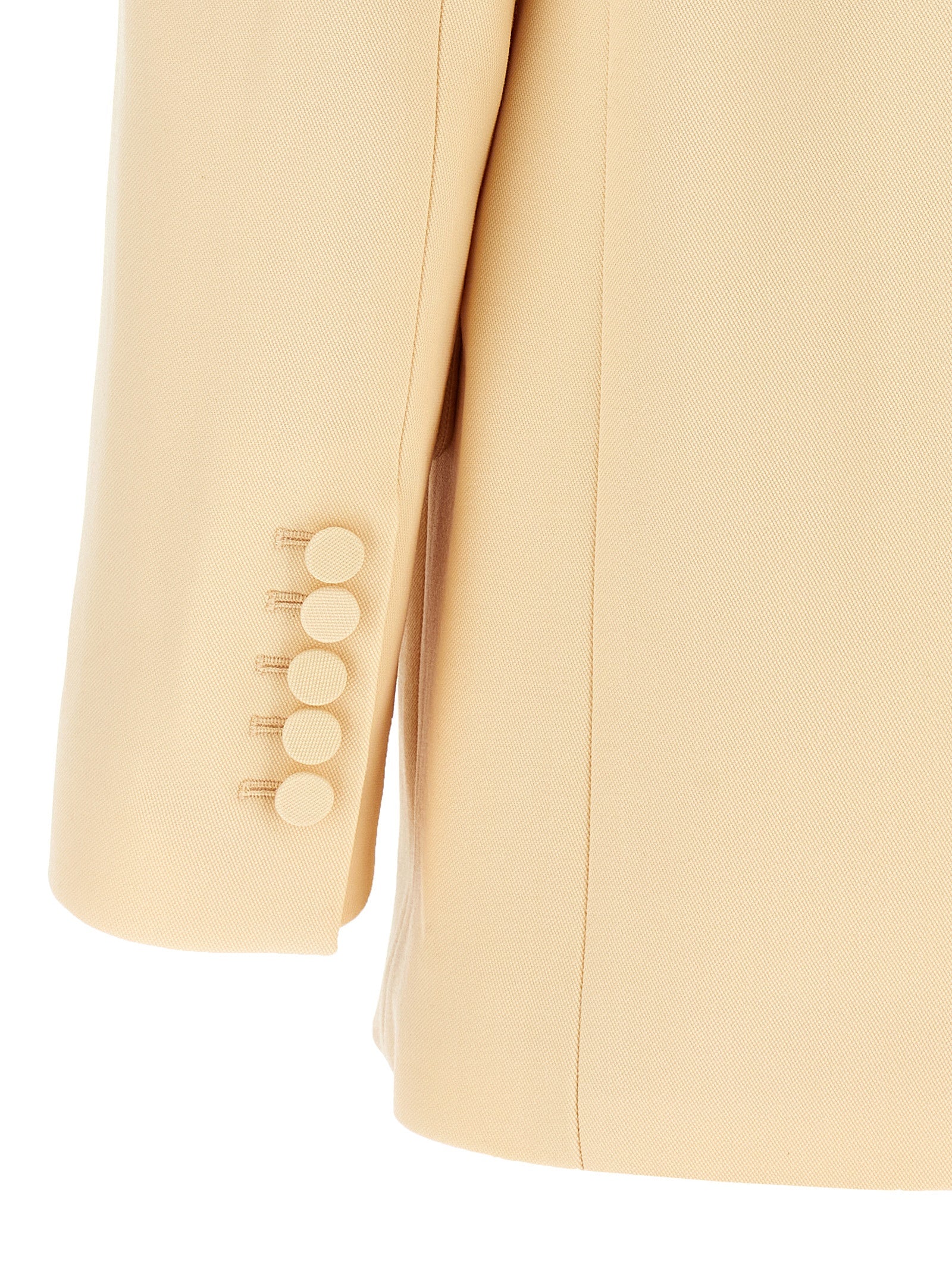 Beige Wool Blazer