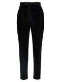 Black Cotton Dress Pants