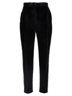 Black Cotton Dress Pants