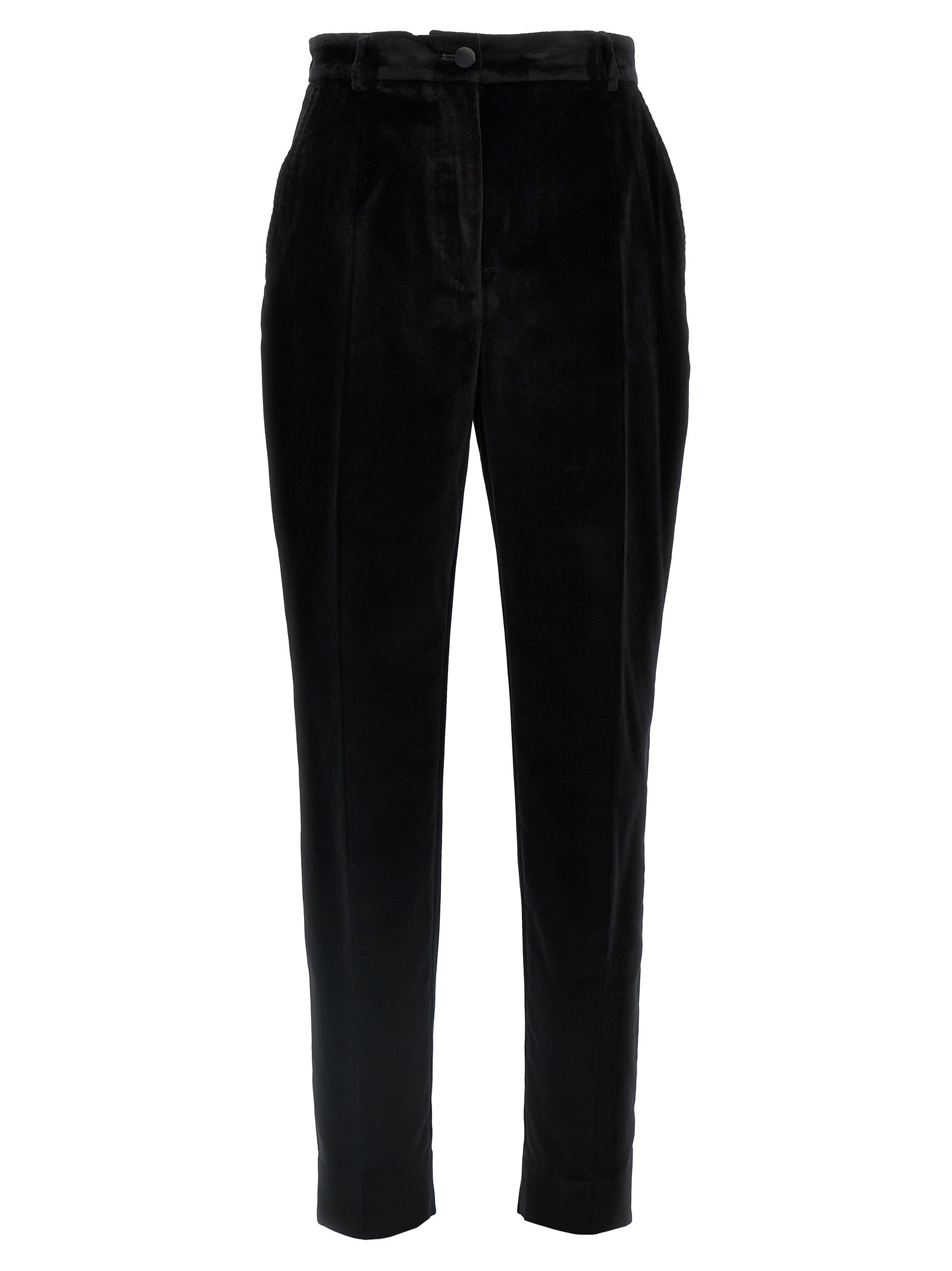 Black Cotton Dress Pants