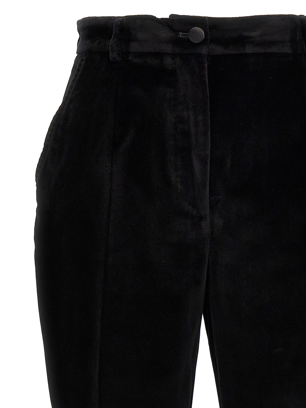 Black Cotton Dress Pants