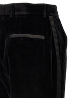 Black Cotton Dress Pants