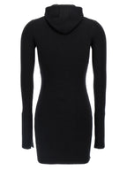 Black Wool Short Dress