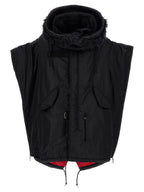 Black Nylon Full-Length Jacket