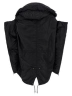 Black Nylon Full-Length Jacket