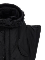 Black Nylon Full-Length Jacket