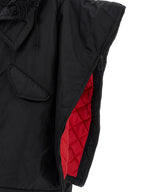 Black Nylon Full-Length Jacket