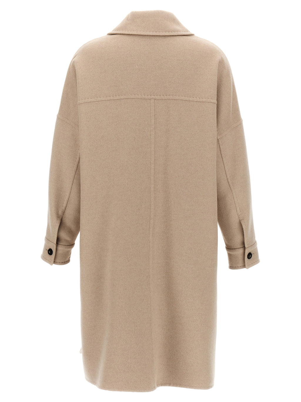 Beige Cashmere Coat
