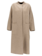 Beige Cashmere Coat