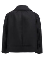 Black Virgin Wool Coat