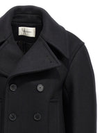 Black Virgin Wool Coat