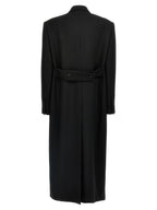 Black Virgin Wool Coat