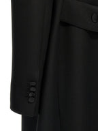 Black Virgin Wool Coat