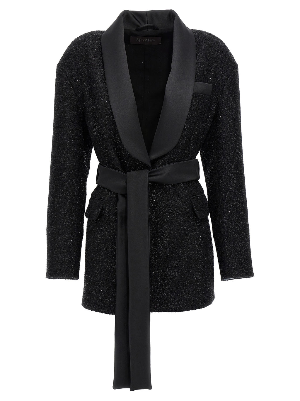 Black Viscose Blazer