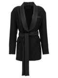 Black Viscose Blazer