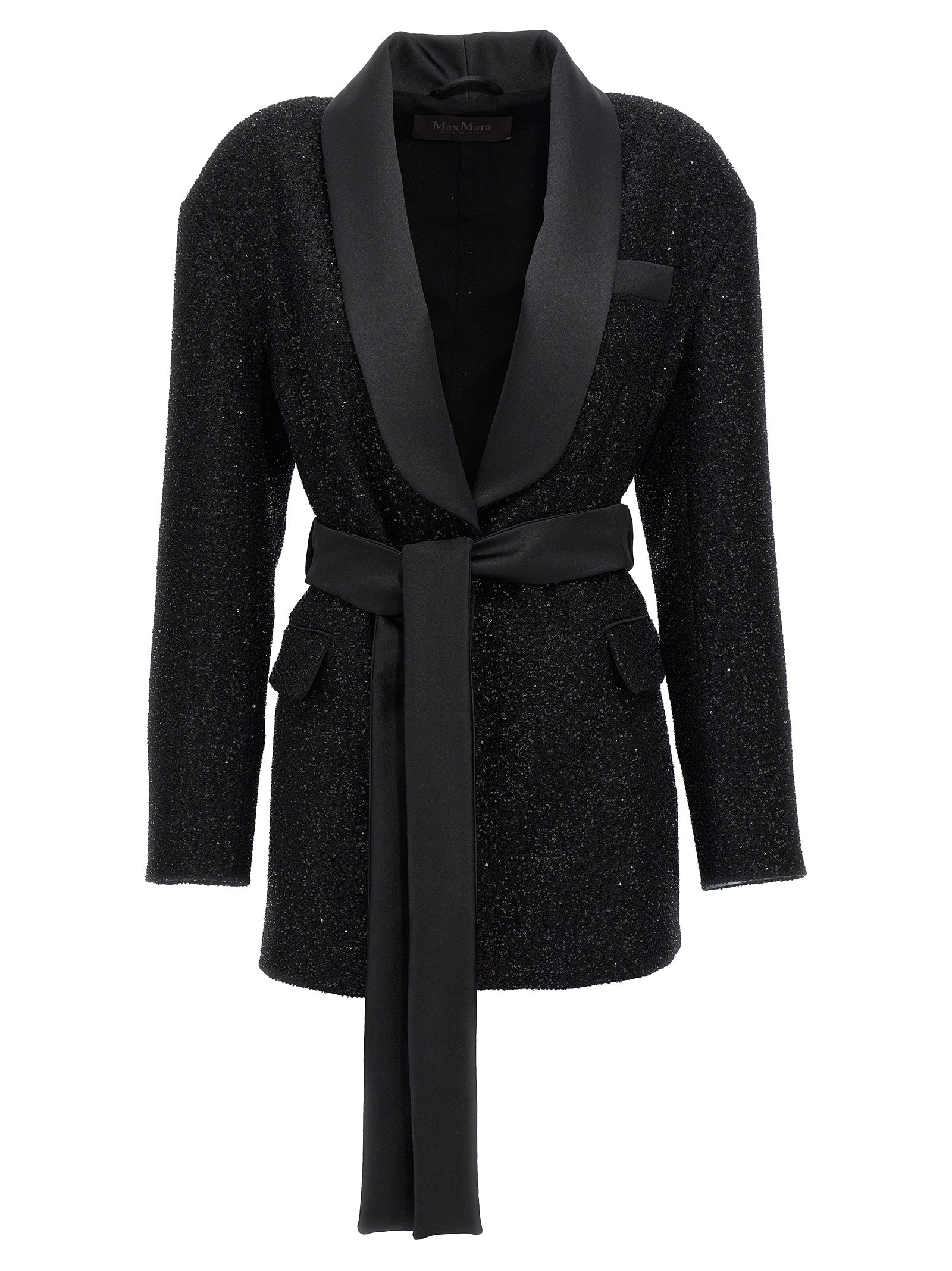 Black Viscose Blazer