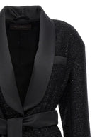 Black Viscose Blazer