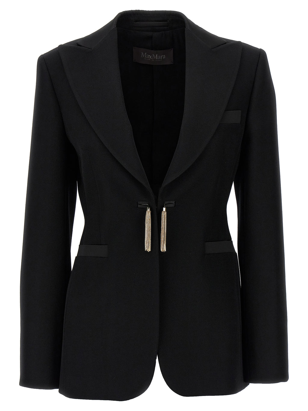 Black Virgin Wool Blazer