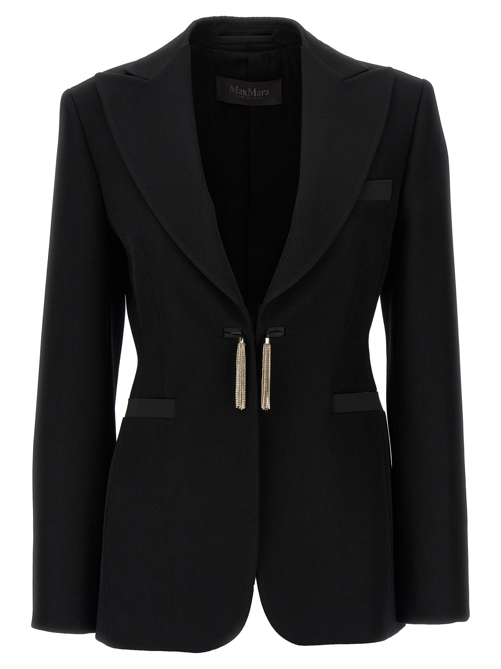 Black Virgin Wool Blazer