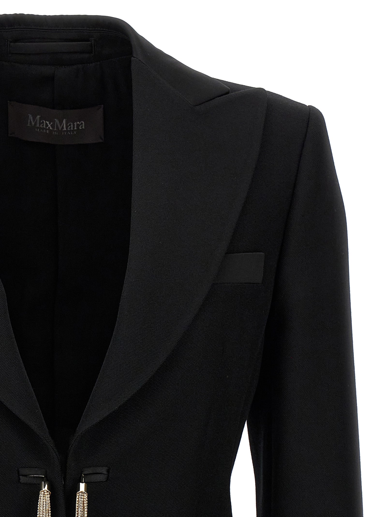 Black Virgin Wool Blazer