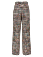 Multicolor Viscose Casual Pants