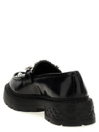 Black Calfskin Slip-On Loafers