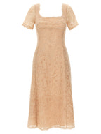 Multicolor Polyester Midi Dress