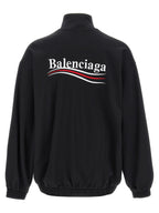 Black Polyamide Sweatshirt