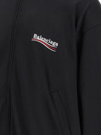 Black Polyamide Sweatshirt